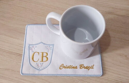 Mug Rug Personalizado