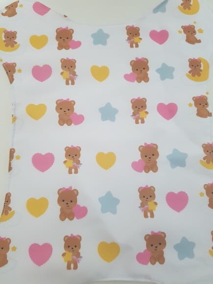 Naninha para bebês - Ursinha com coração