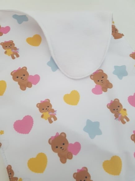 Naninha para bebês - Ursinha com coração