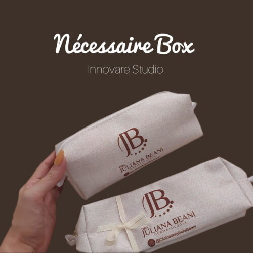 Necessaire Box Personalizada - Areia