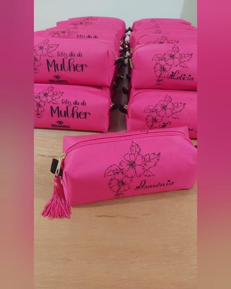 Necessaire Box Personalizada - Rosa Pink
