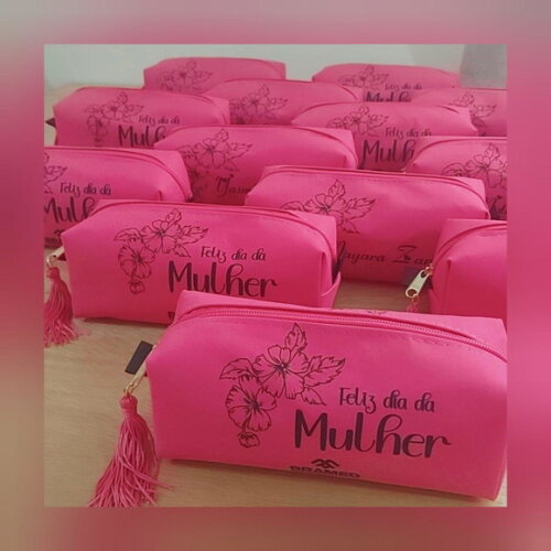 Necessaire Box Personalizada - Rosa Pink
