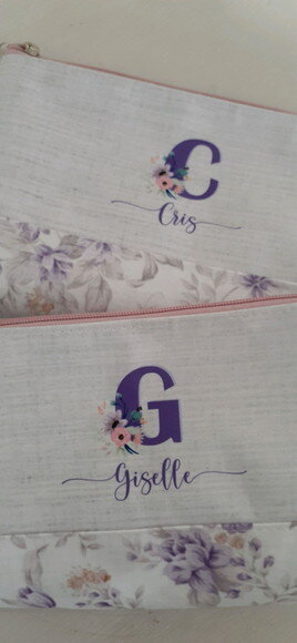 Necessaire G personalizada - Lilás