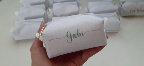 Necessaire Mini Box - Areia e Verde Militar