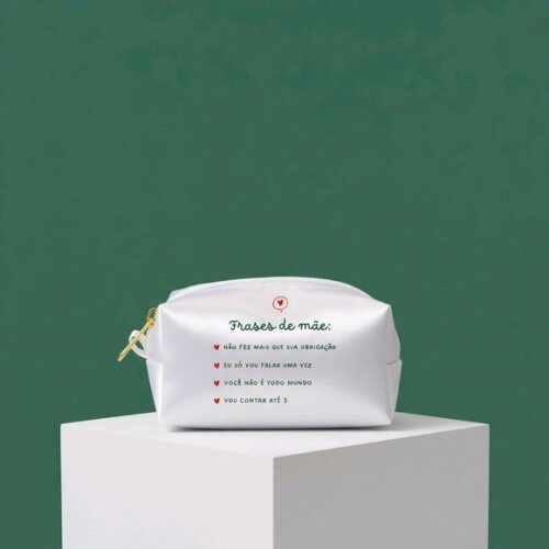 Necessaire Mini Box - Frases de Mãe