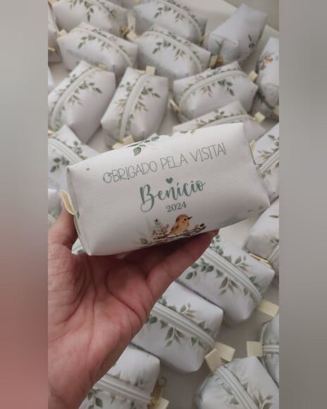 Necessaire Mini Box - Lembrancinha de Nascimento