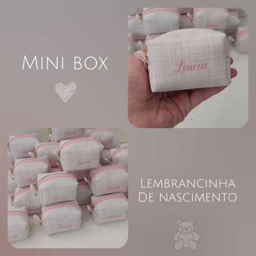 Necessaire Mini Box - Rosé