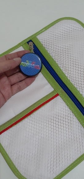Necessaire para kit higiene com toalha