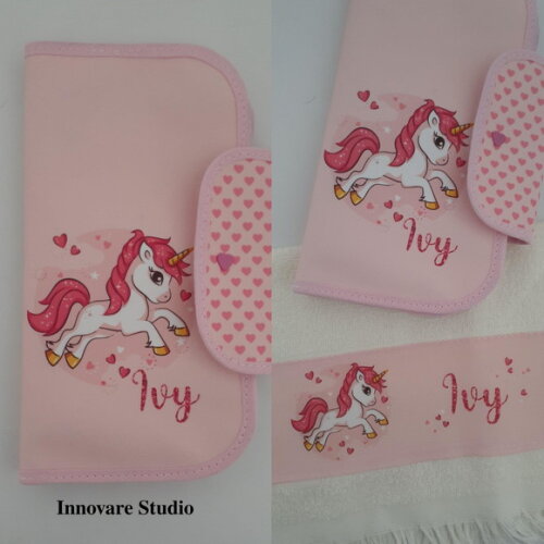 Necessaire para kit higiene com toalha
