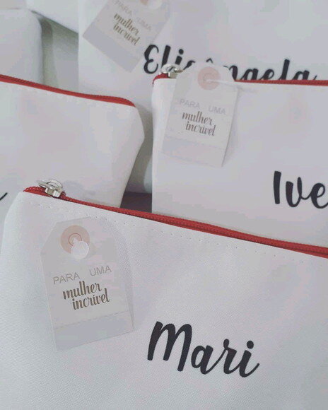 Necessaire personalizada - Areia