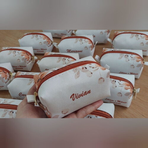Necessaire Personalizada - Casamento Terracota