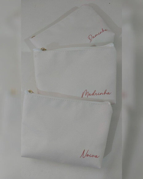 Necessaire Personalizada - Casamento Terracota