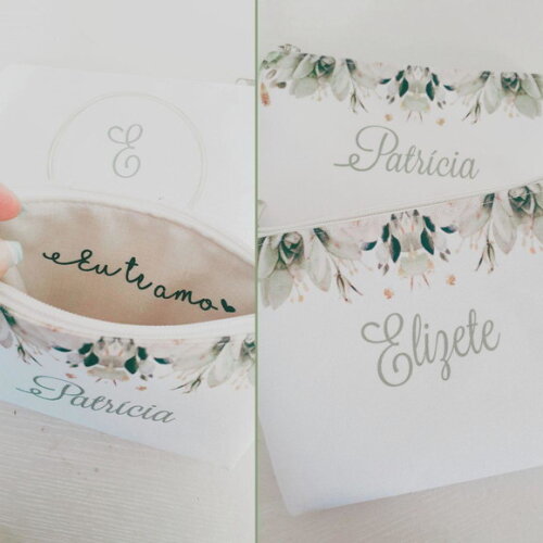 Necessaire personalizada - Flores