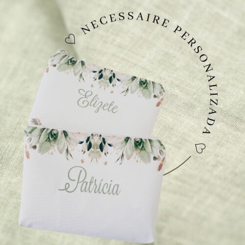 Necessaire personalizada - Flores