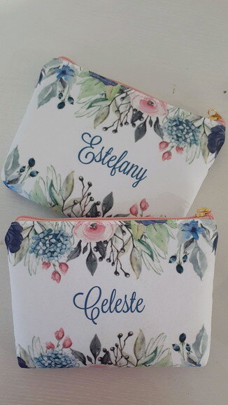 Necessaire personalizada - Flores