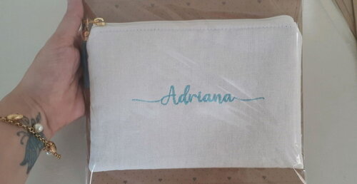Necessaire personalizada - linho