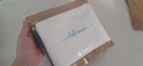 Necessaire personalizada - linho