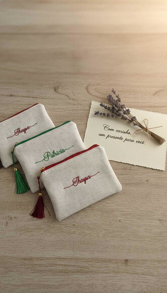 Necessaire Personalizada - Linho