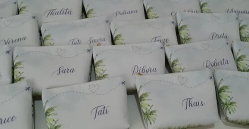 Necessaire personalizada - madrinhas
