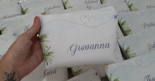 Necessaire personalizada - madrinhas