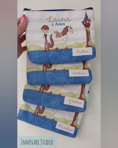 Necessaire Personalizada - Príncipe e Princesa