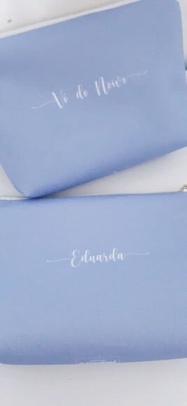 Necessaire personalizada Azul Serenity