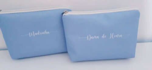 Necessaire personalizada Azul Serenity