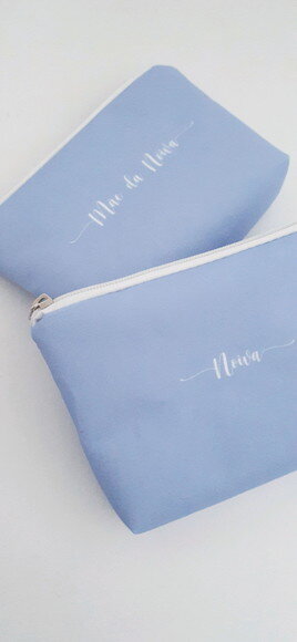 Necessaire personalizada Azul Serenity