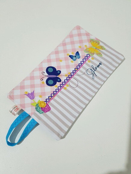Necessaire porta escova de dente Borboletas