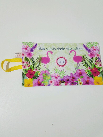 Necessaire porta escova de dente Flamingo