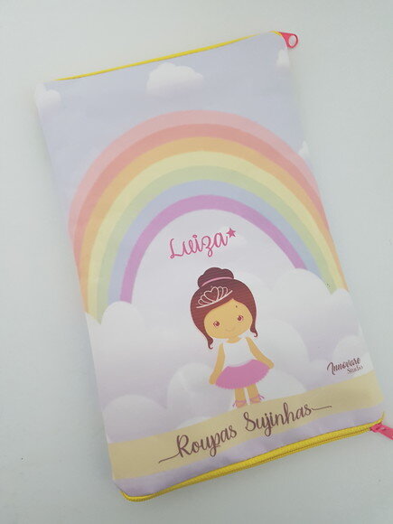 Organizador Duplo M - Arco-íris