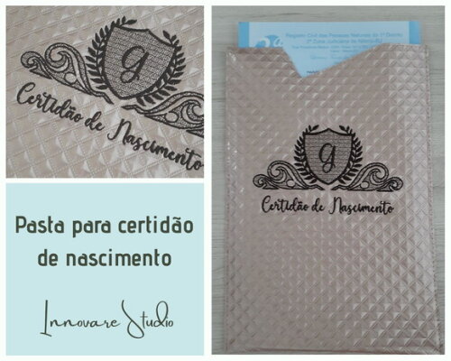 Pasta para Certidão de Nascimento
