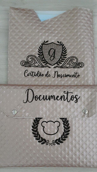 Pastas Porta Documentos e Certidão de Nascimento