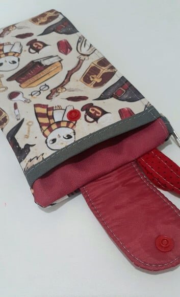Porta Celular e documentos - 3 bolsos