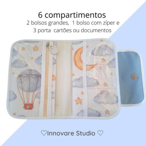 PORTA DOCUMENTOS INFANTIL - Balão