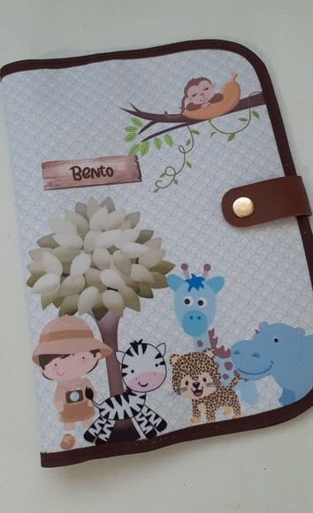Porta Documentos Infantil - Safari Baby