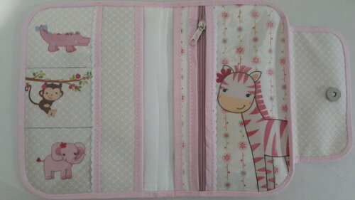 PORTA DOCUMENTOS INFANTIL - SAFARI BABY