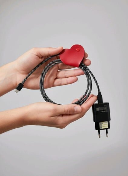 Porta Fios Coração