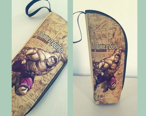 Porta garrafa personalizado Incrível Hulk
