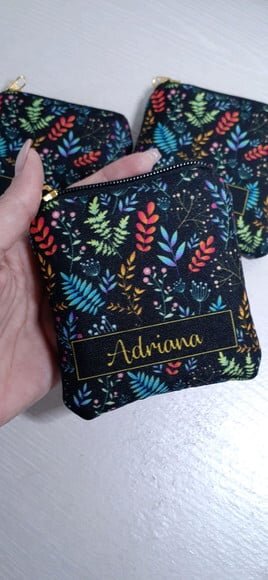 Porta Moedas Flores