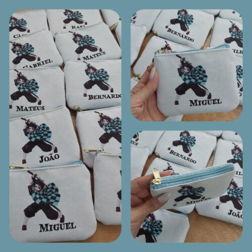 Porta Moedas Personalizado - Demon Slayer