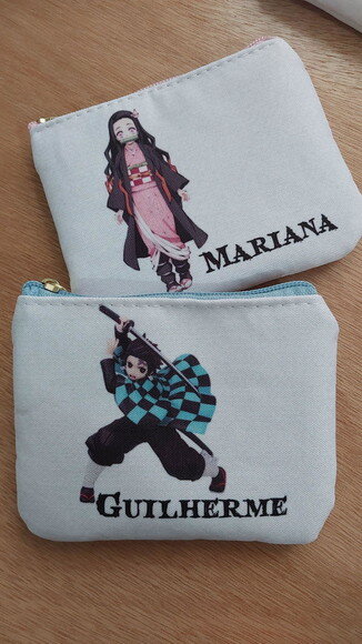 Porta Moedas Personalizado - Demon Slayer