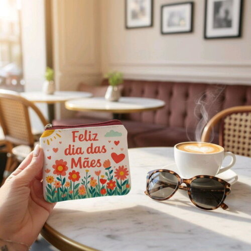 Porta Moedas Personalizado - Dia das Mães