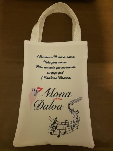 Sacola personalizada (ecobag) - kit com 20 unidades