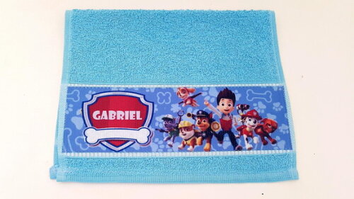 Toalha de mão personalizada