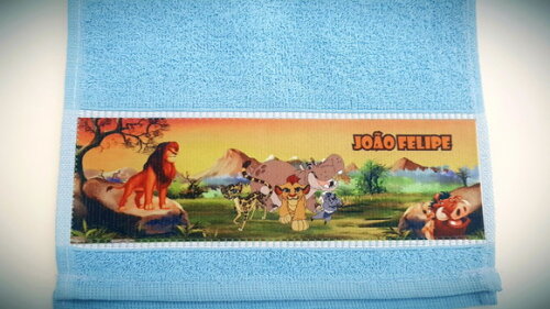 Toalha de mão personalizada O Rei Leão
