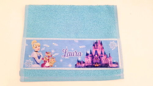 Toalha de mão personalizada princesas