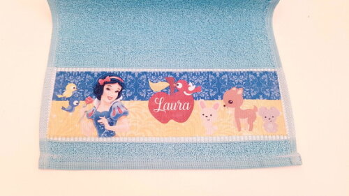 Toalha de mão personalizada princesas