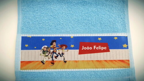 Toalha de mão personalizada Toy Story