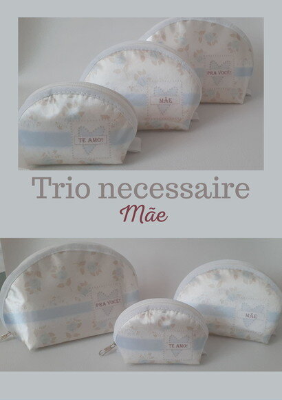 Trio de necessaire - Mãe